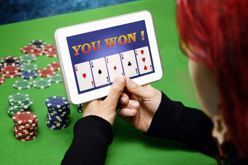 Winning in online casino via iPad